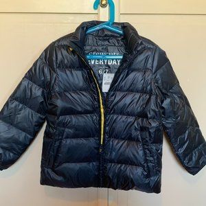 J.Crew Crewcuts Everyday Puffer Jacket - Navy, Size 6/7